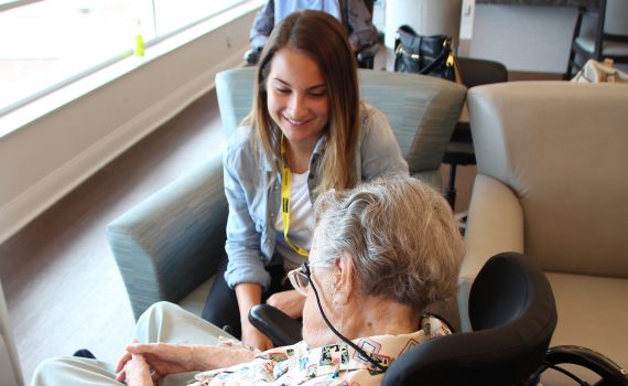 Volunteer program helps residents with dementia explore meaningful activities